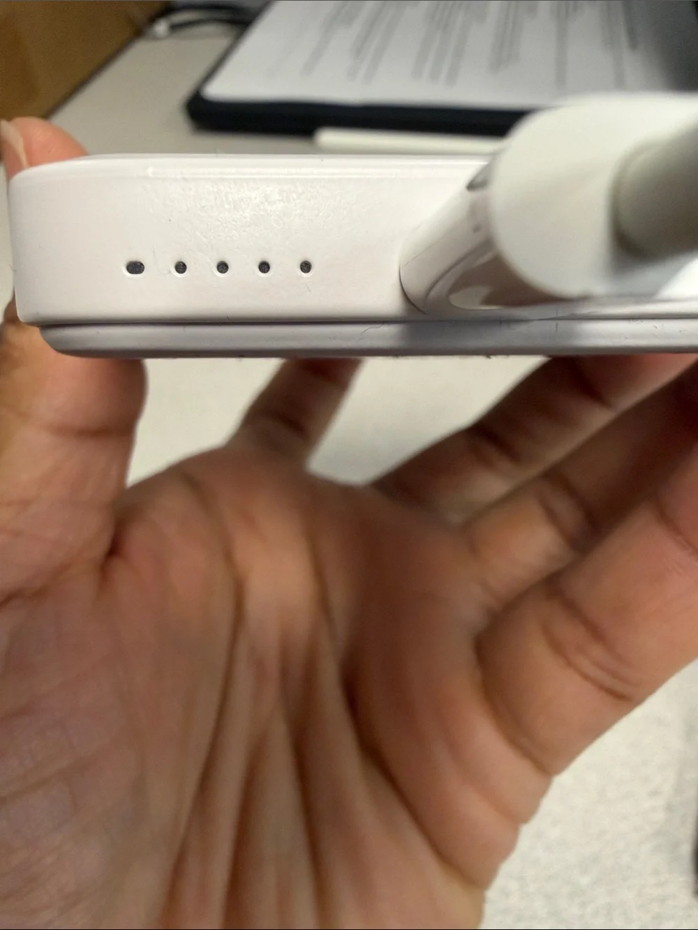 Anker MagSafe-Style Wireless Power Bank Charger - Light Gray